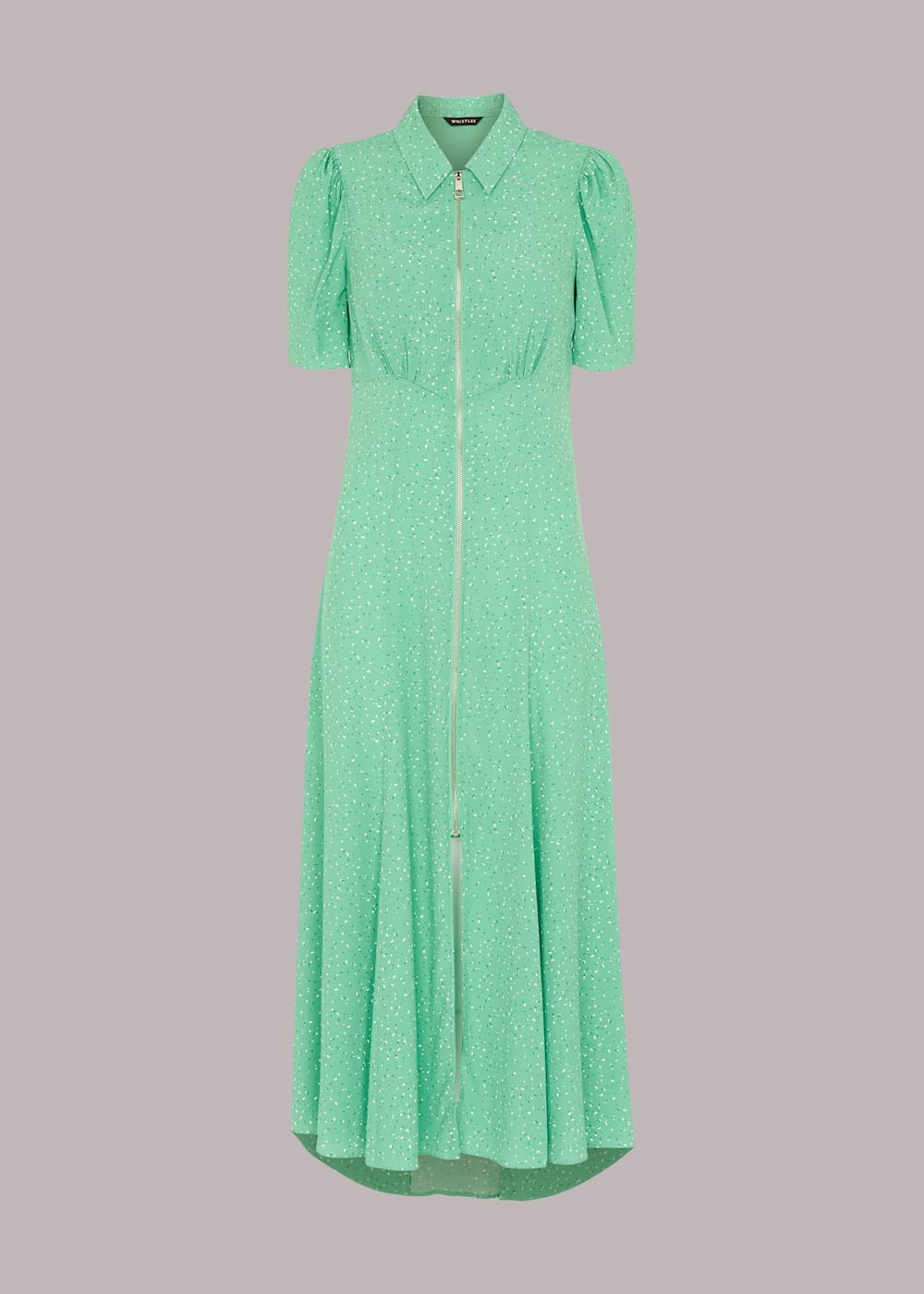 Green Multi Scattered Bloom Midi Dress WHISTLES Whistles UK