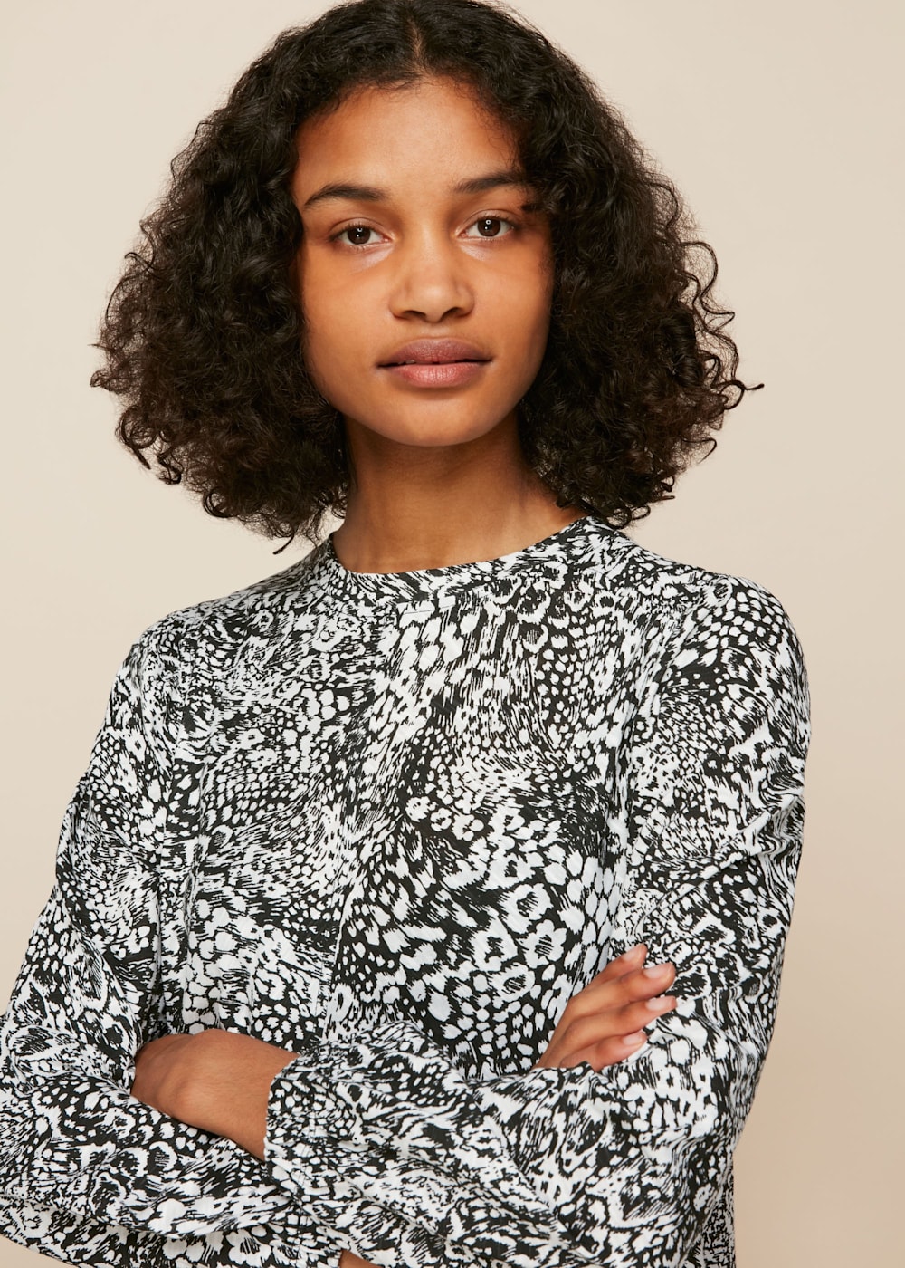 Multicolour Animal Print Swing Dress WHISTLES Whistles UK