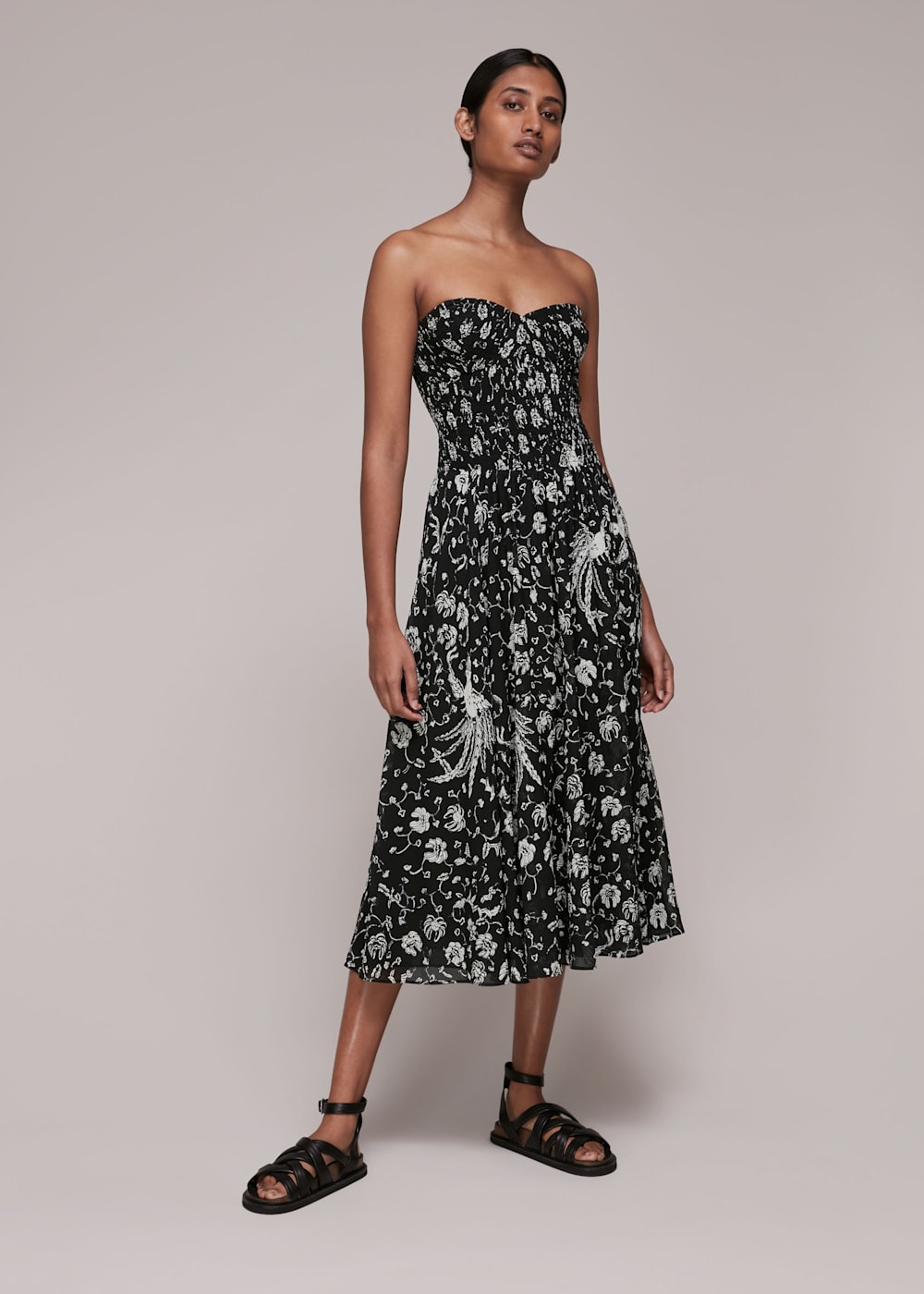 Black midi silk dress deals