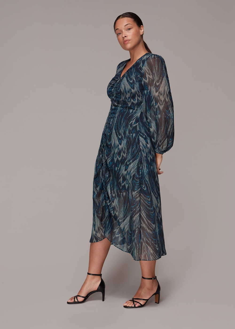 Whistles edelweiss print dress cheap