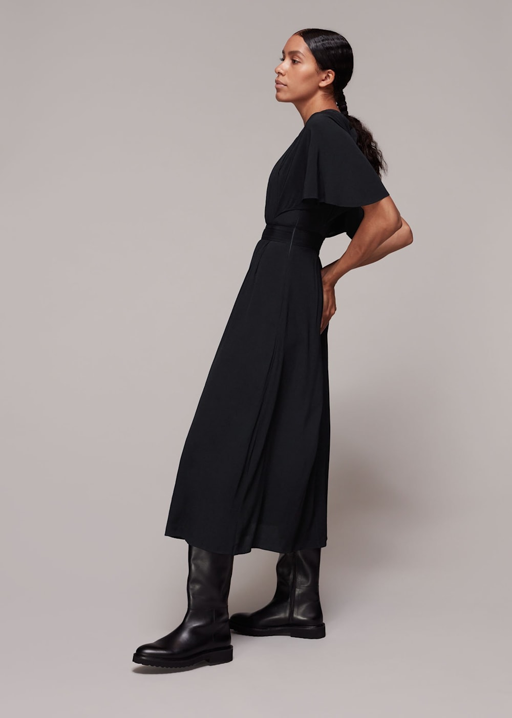 Black amelia dress cheap