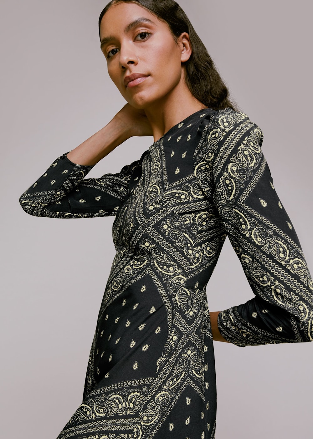 Bandana print dress sales