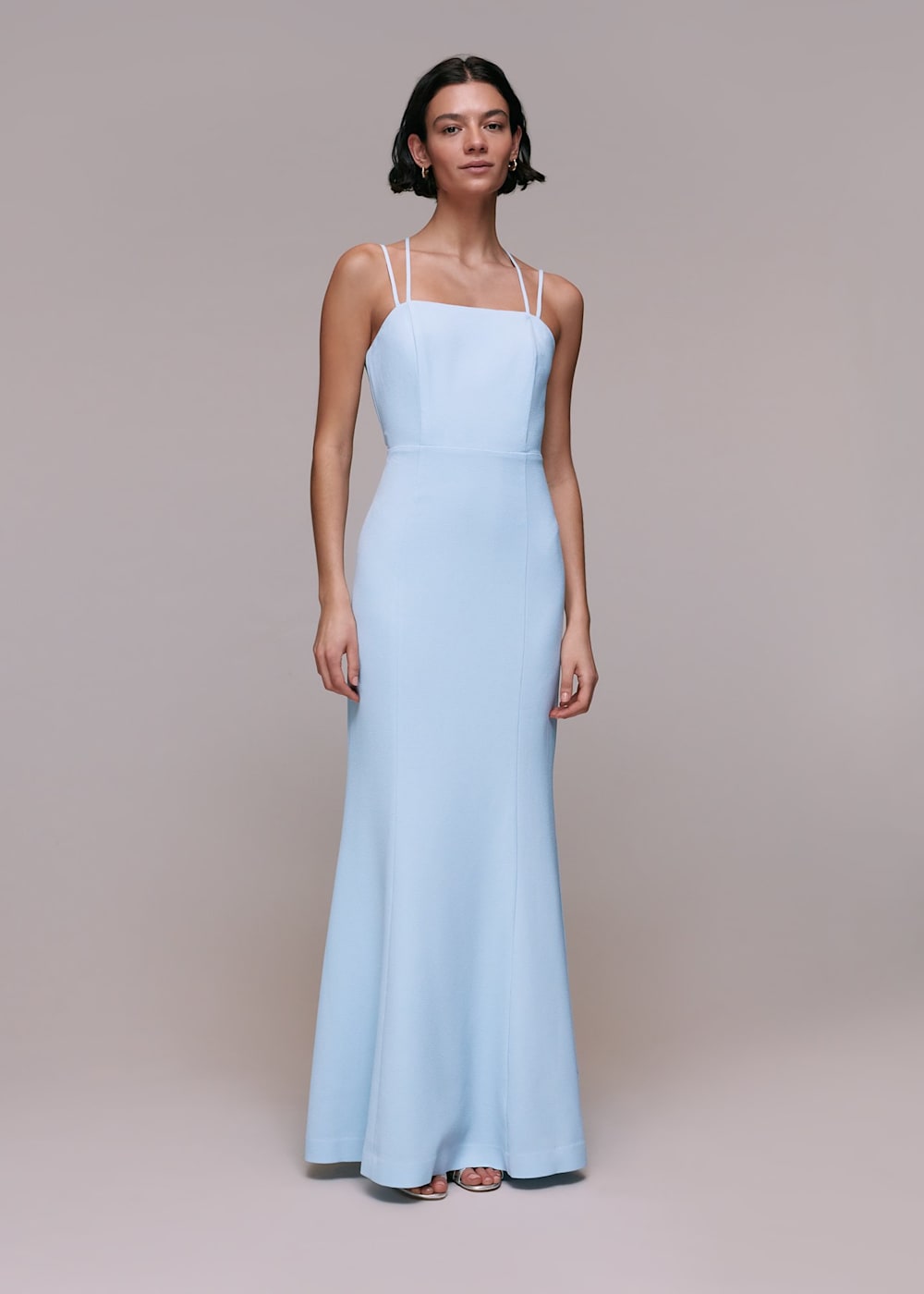 Pale Blue Emily Maxi Dress WHISTLES Whistles UK