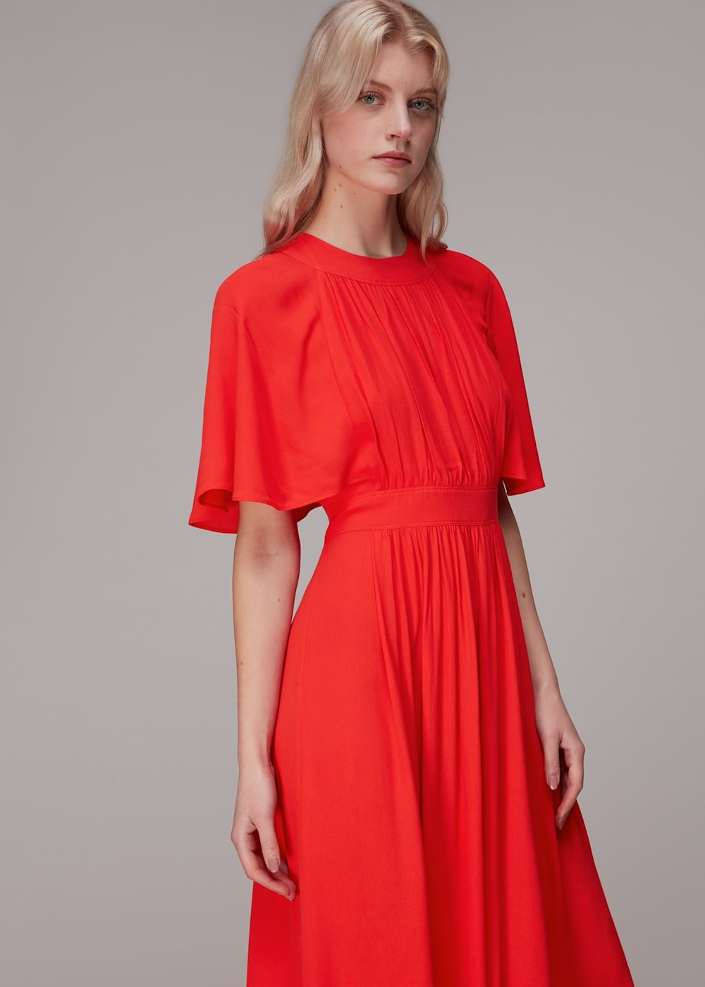 Red dress cape cheap