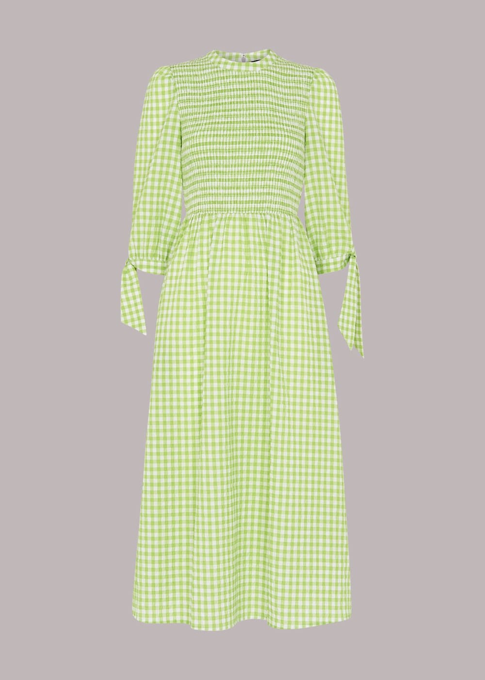SHIRRED MIDI DRESS - BLACK | COS