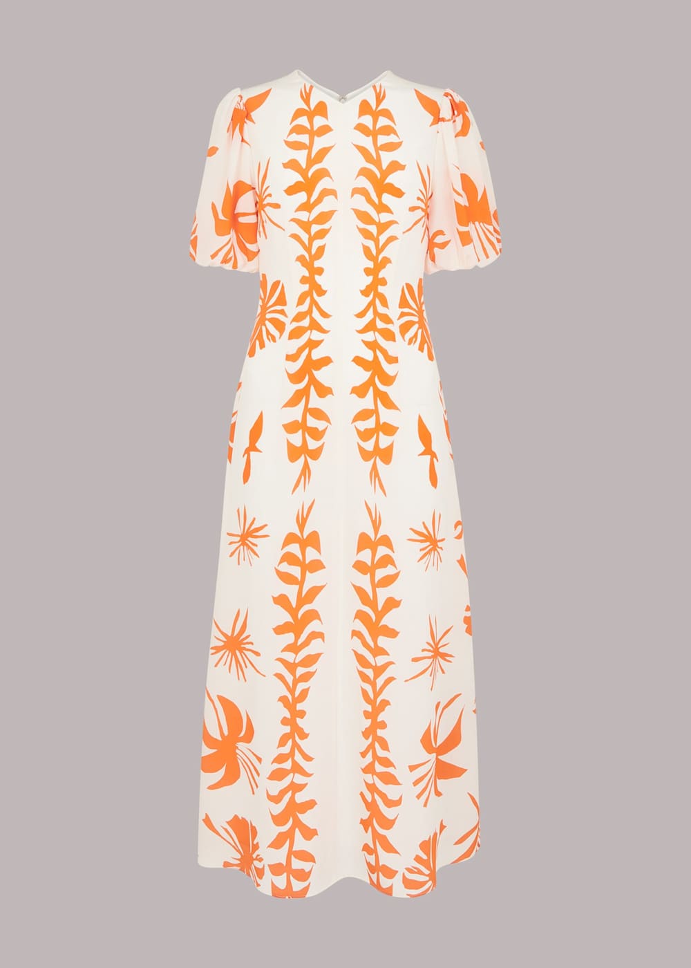 Whistles palm print dress hotsell