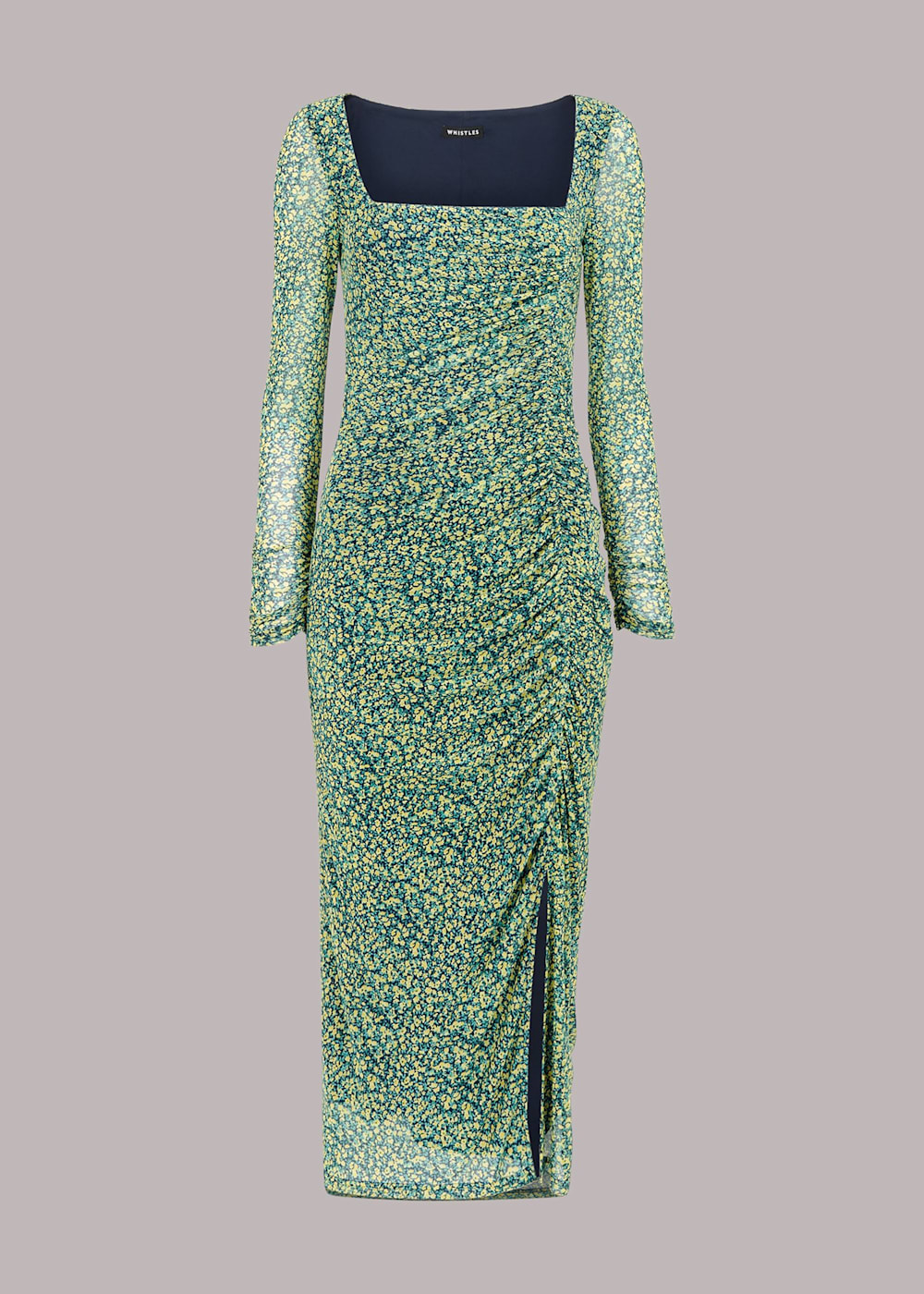 Whistles ditsy green dress hot sale