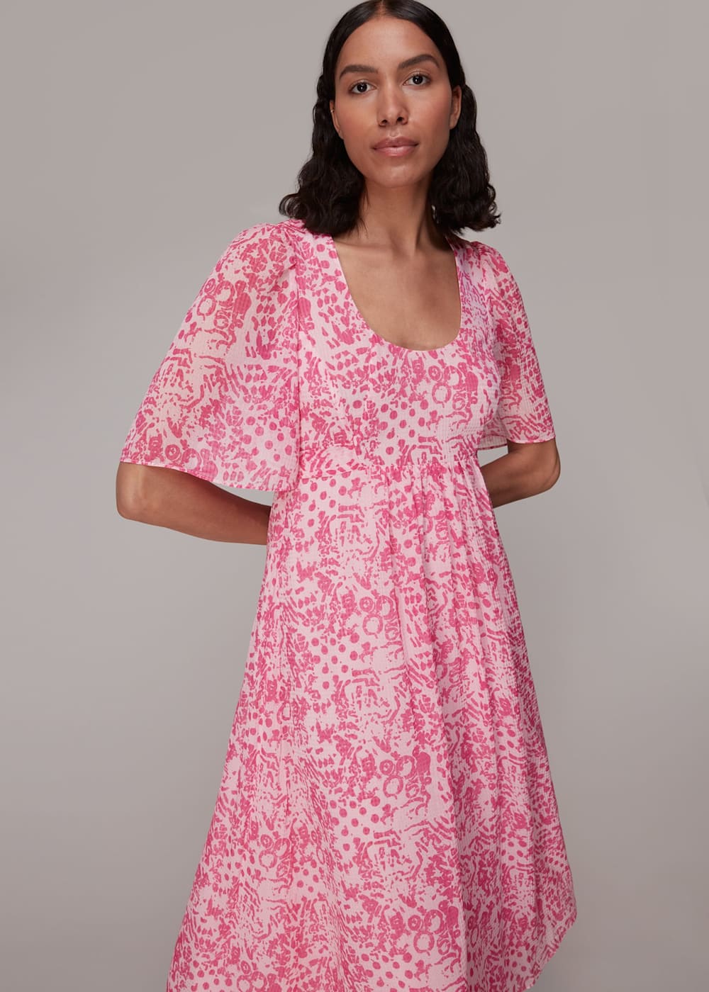 Midi dress batik modern new arrivals