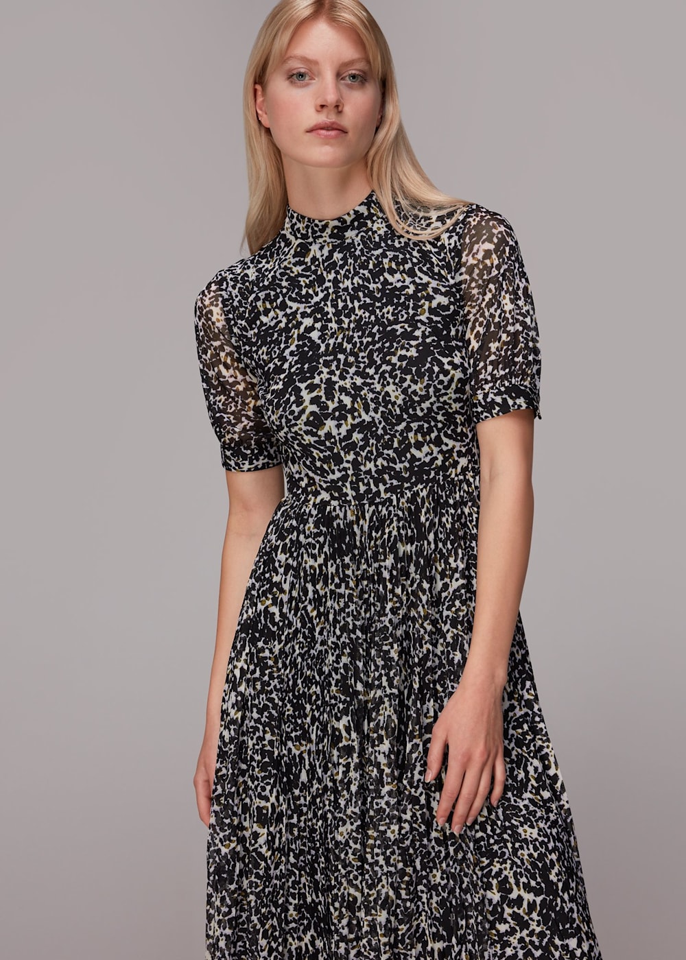 Mesh cheetah dress shop