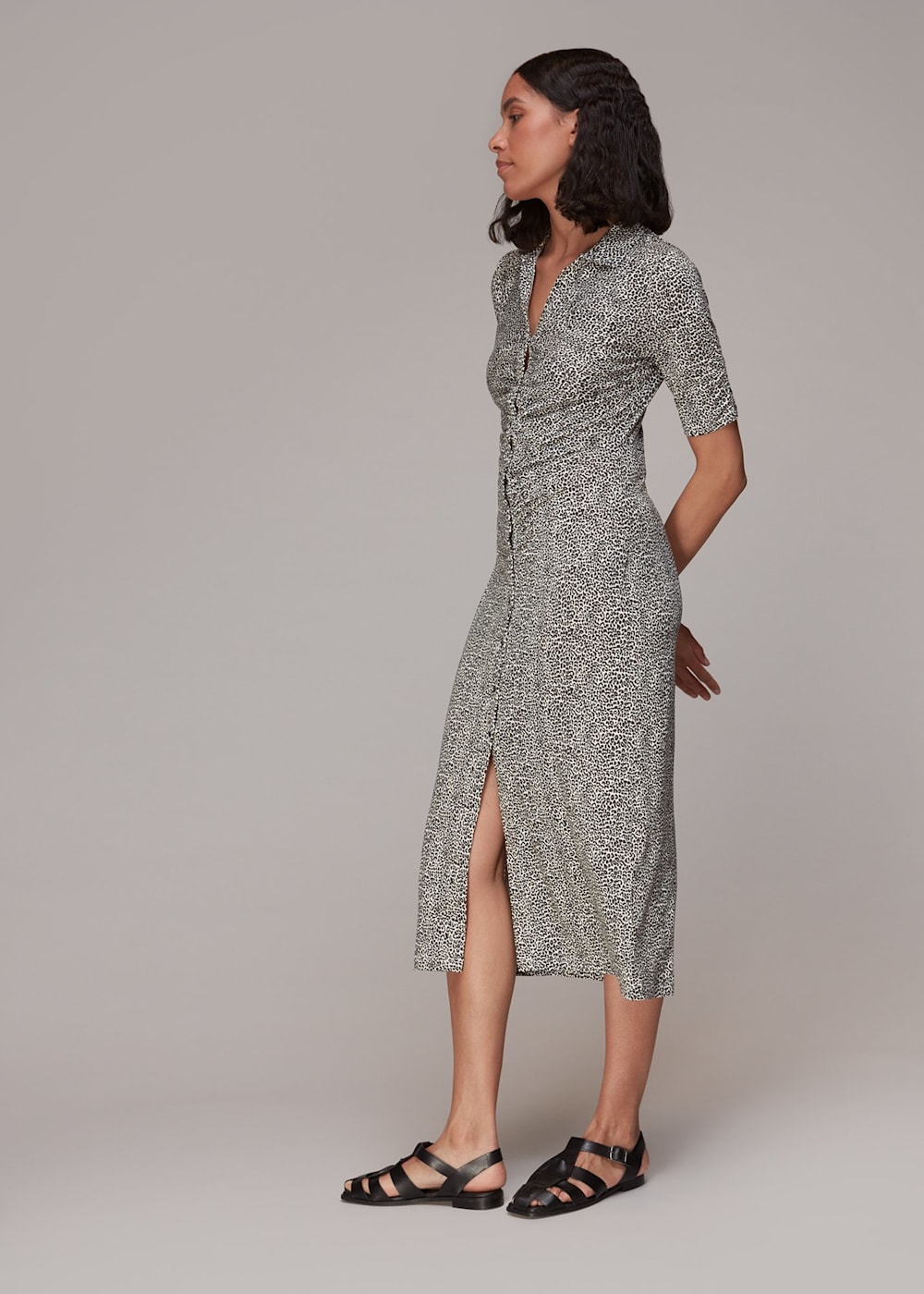 Whistles animal jersey dress deals