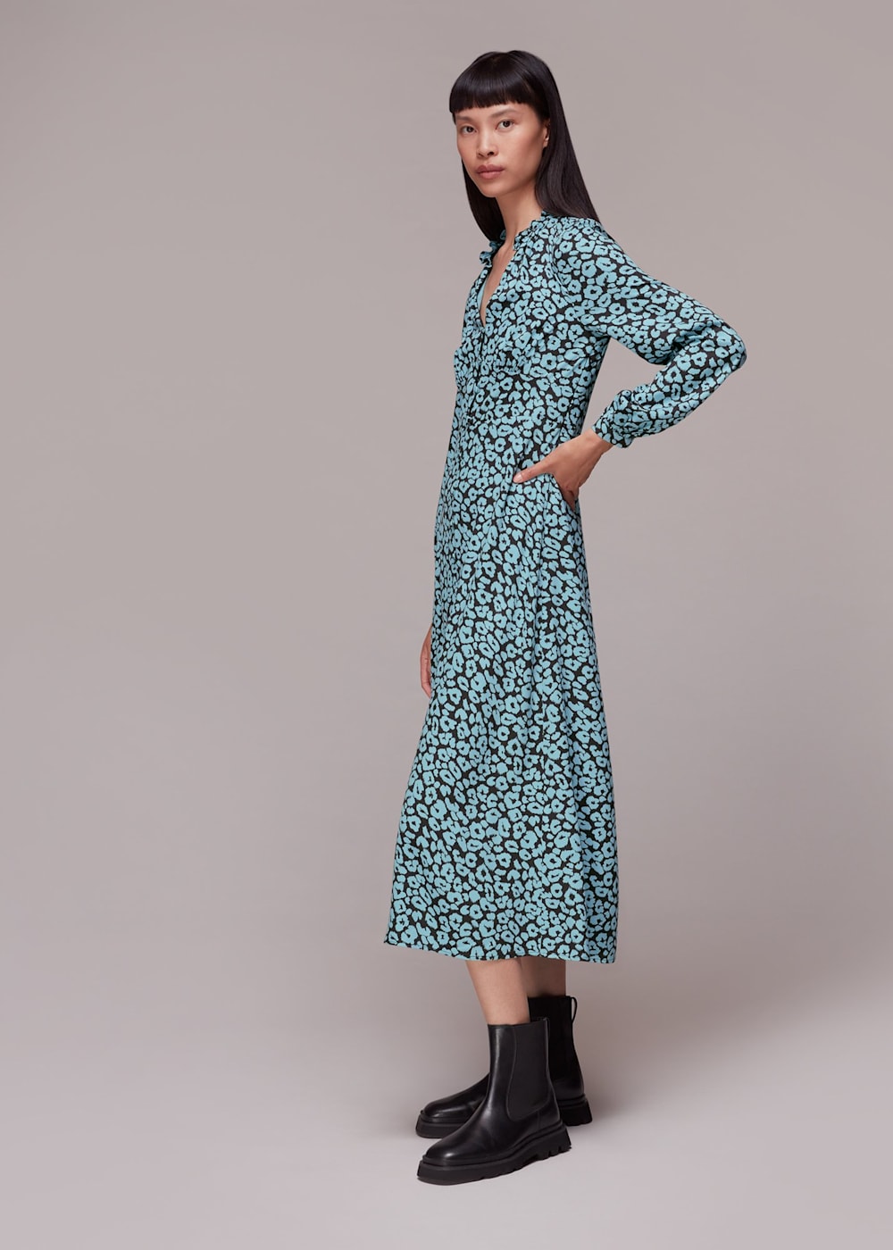 Fuzzi leopard dress new arrivals