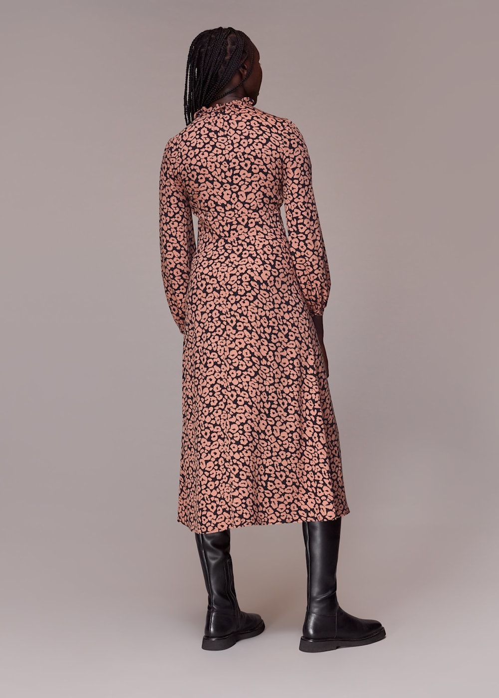 Whistles leopard coat shop