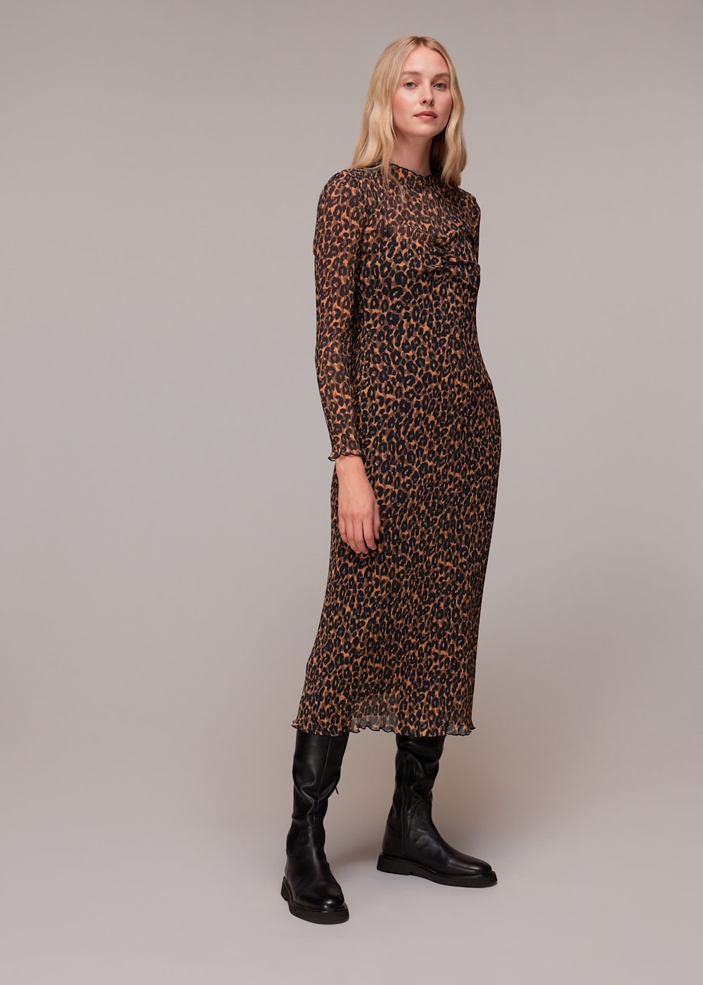 Whistles leopard print boots 2025
