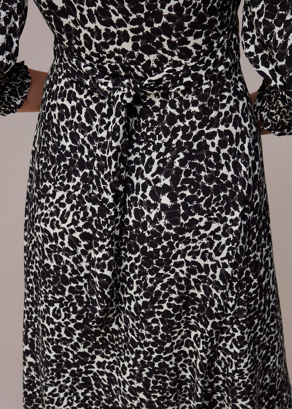 Leopard and black dress sales