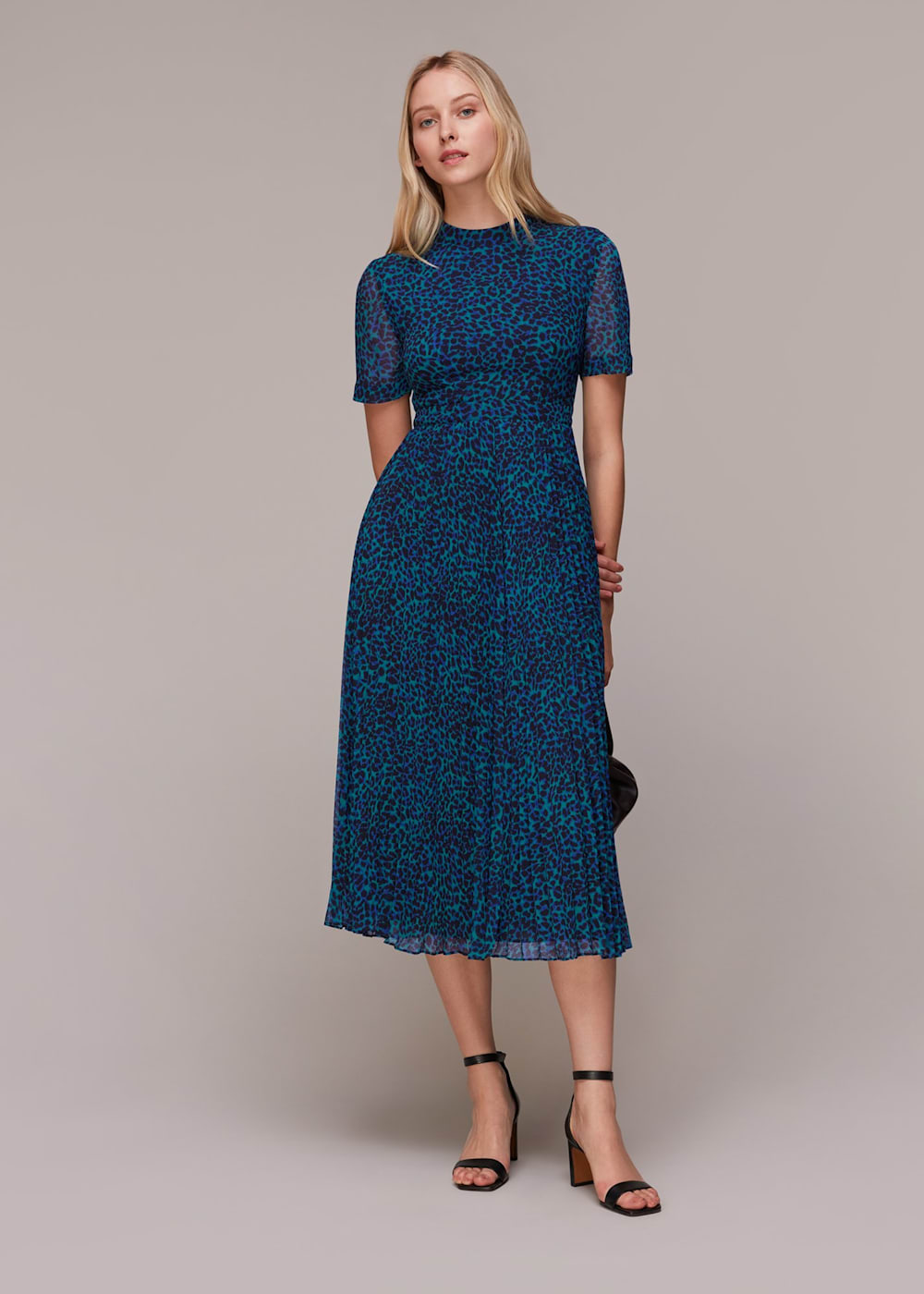 Leopard cut out dress discount