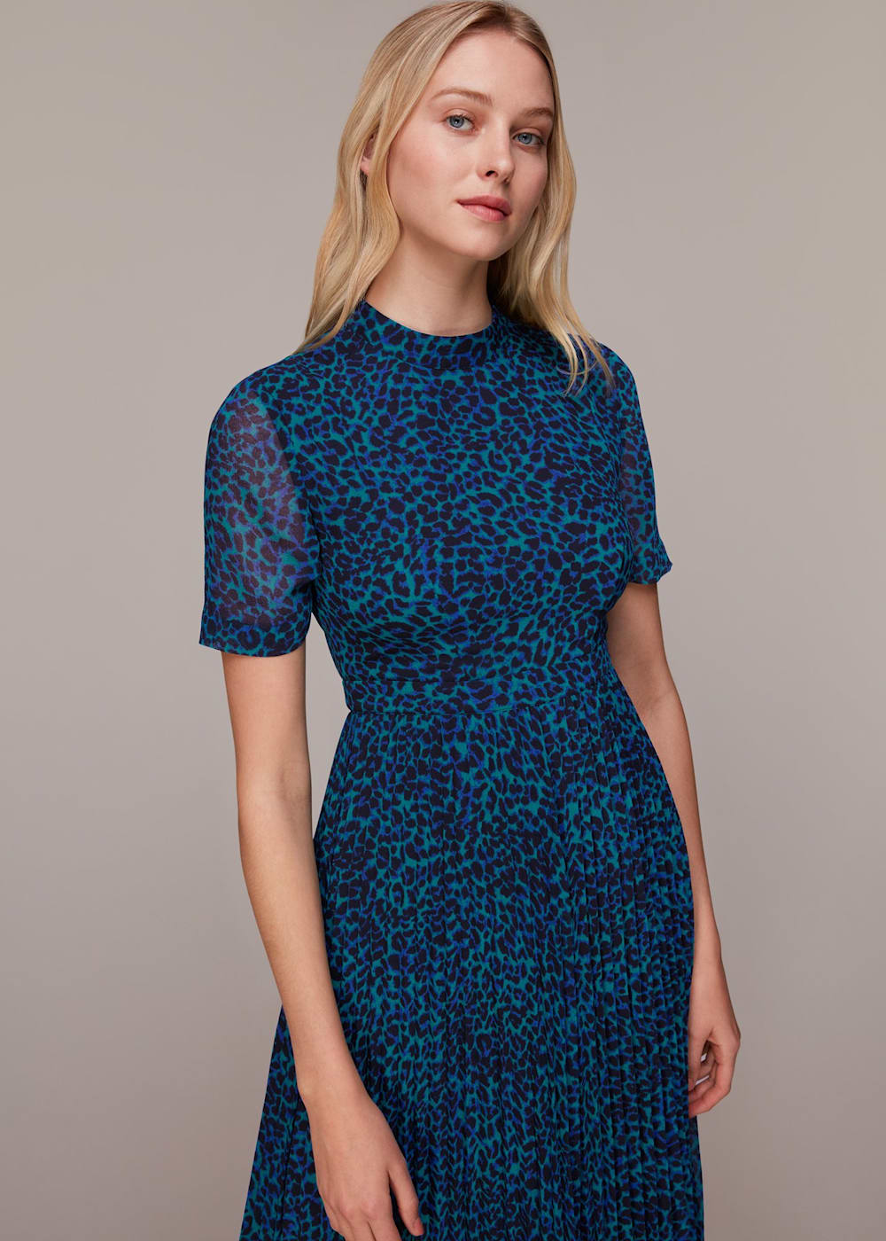 Leopard cut out dress outlet