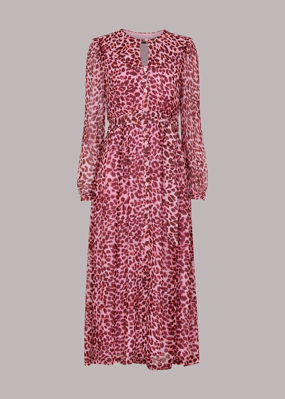 Cheetah midi dress discount