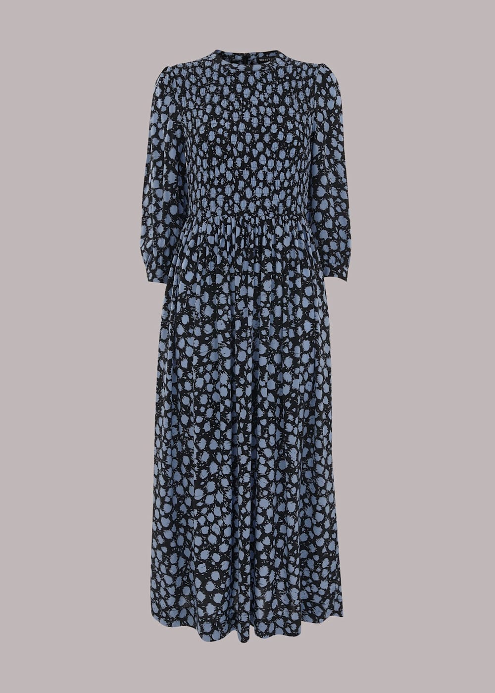 Rometty georgette smock dress 2025