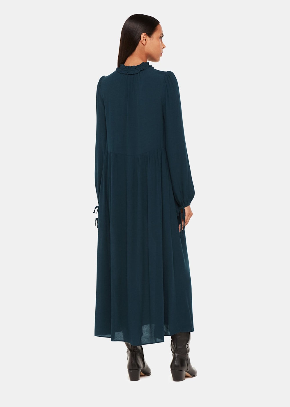Trapeze midi dress deals