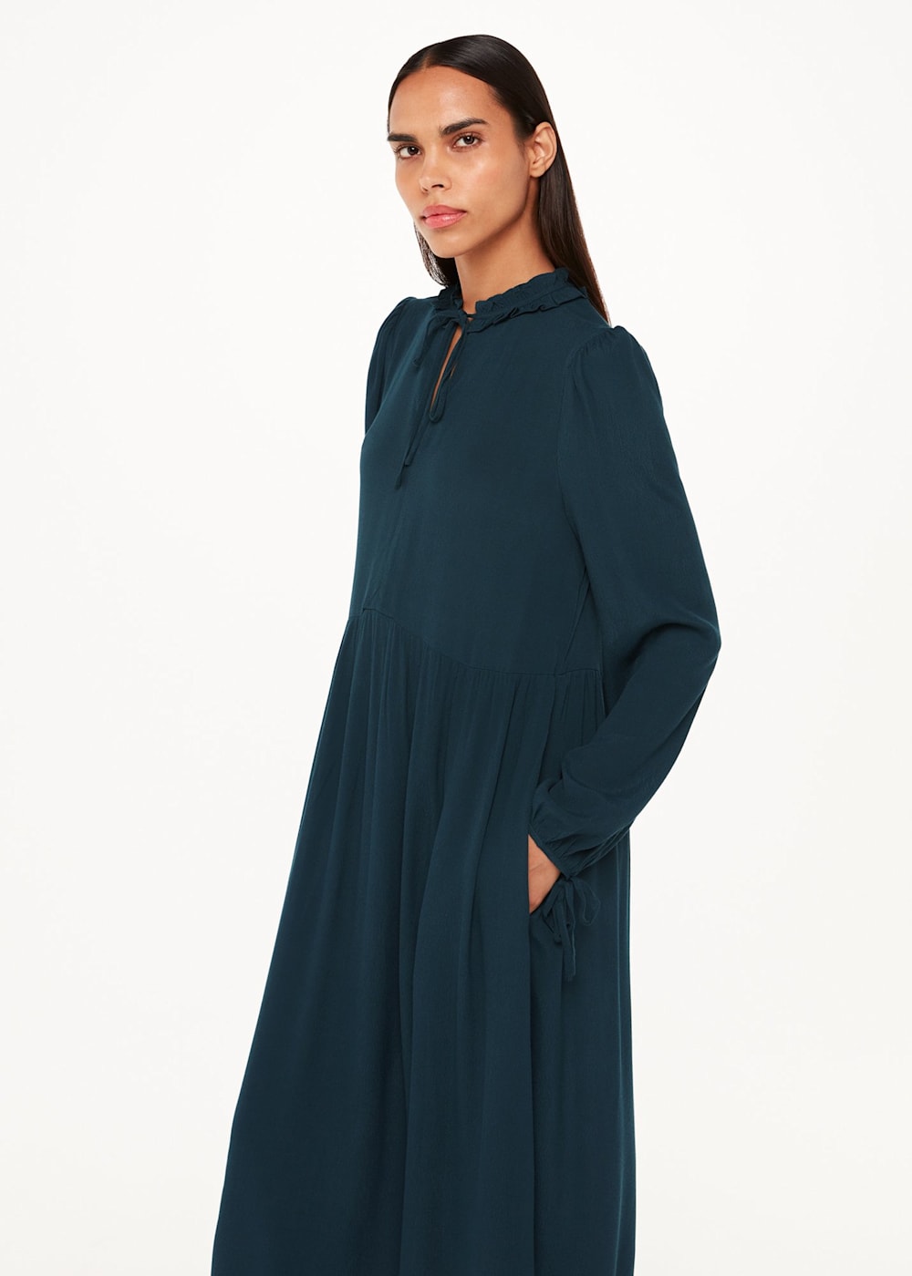 Trapeze midi dress clearance