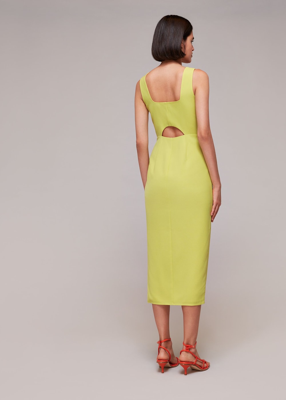 Lime midi dress best sale