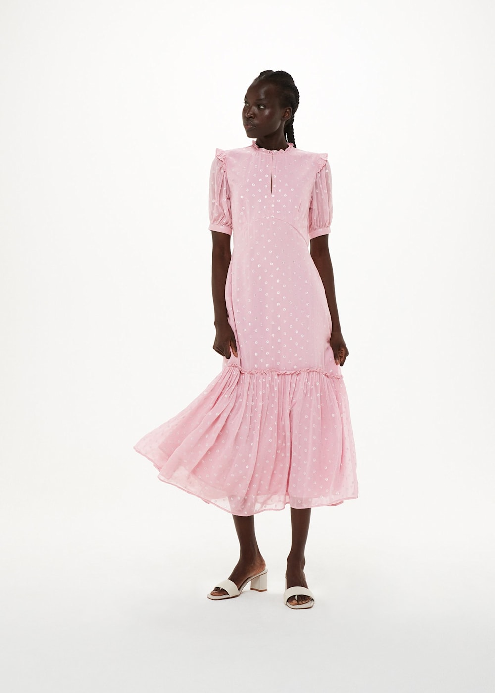 Midi dress lilac best sale
