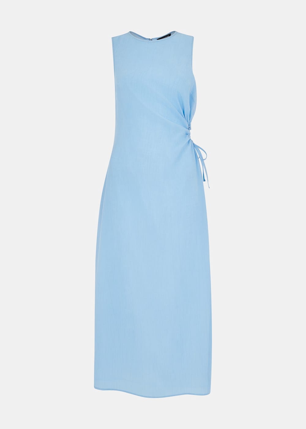 Pale blue midi dress uk sales