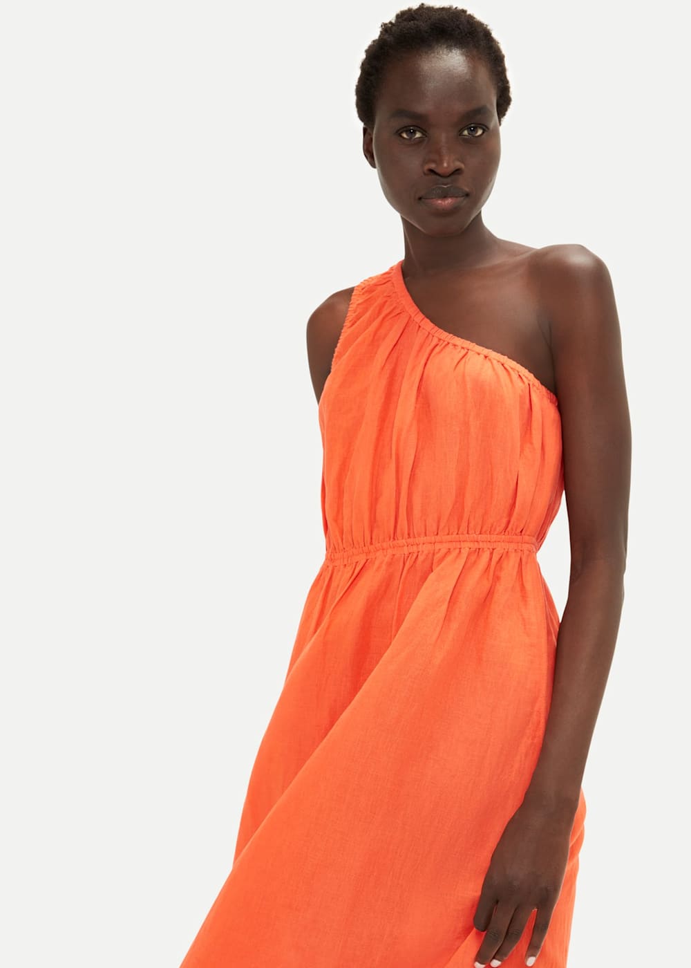 Orange one shoulder store