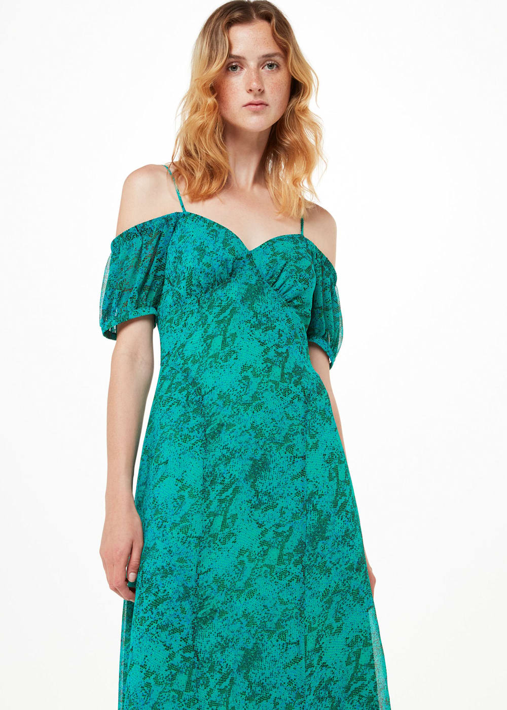 Whistles teal dress online