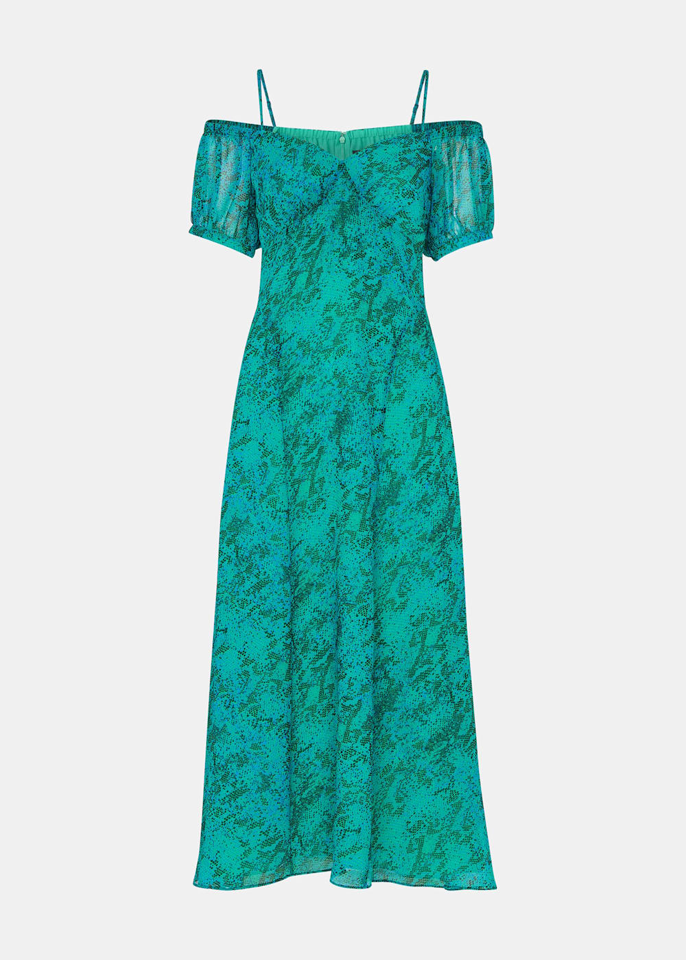 Bardot snake dress 2025