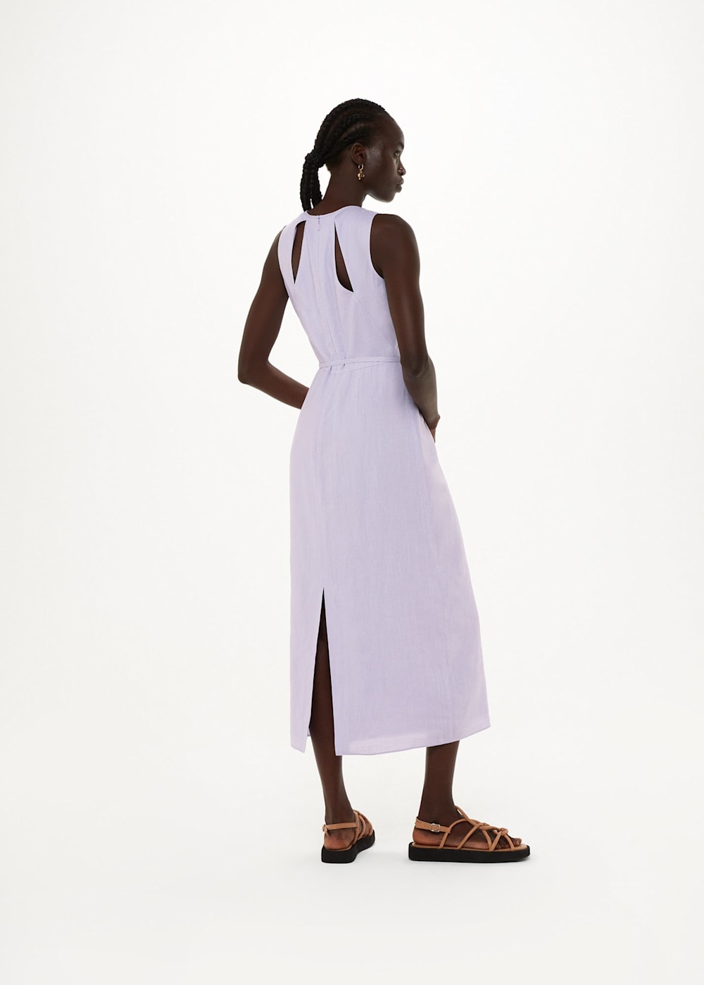 Lilac linen dress 2025