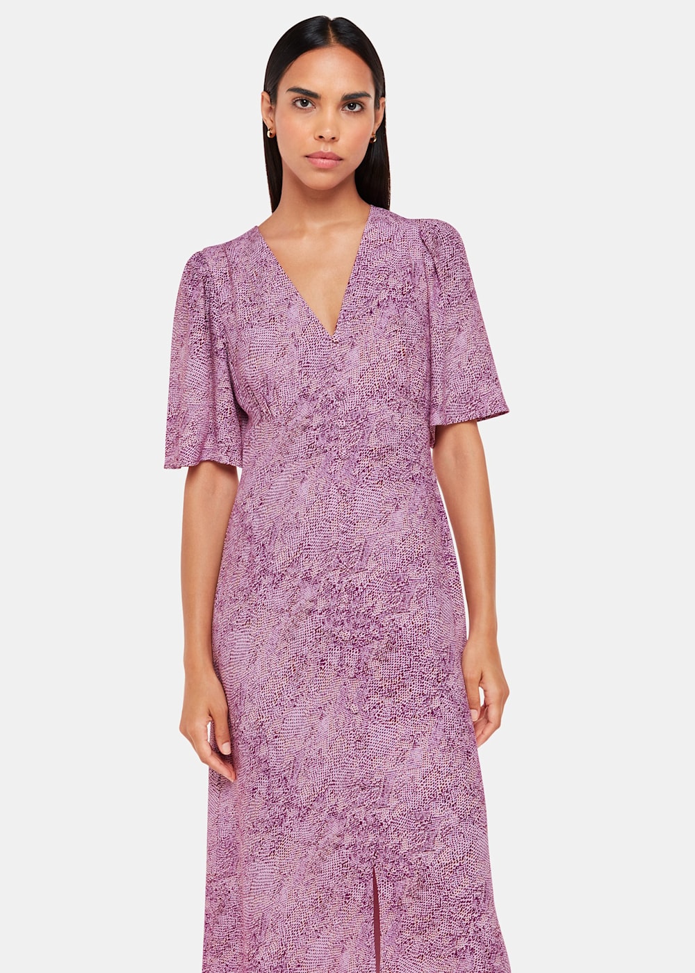 Snake print dress pink outlet