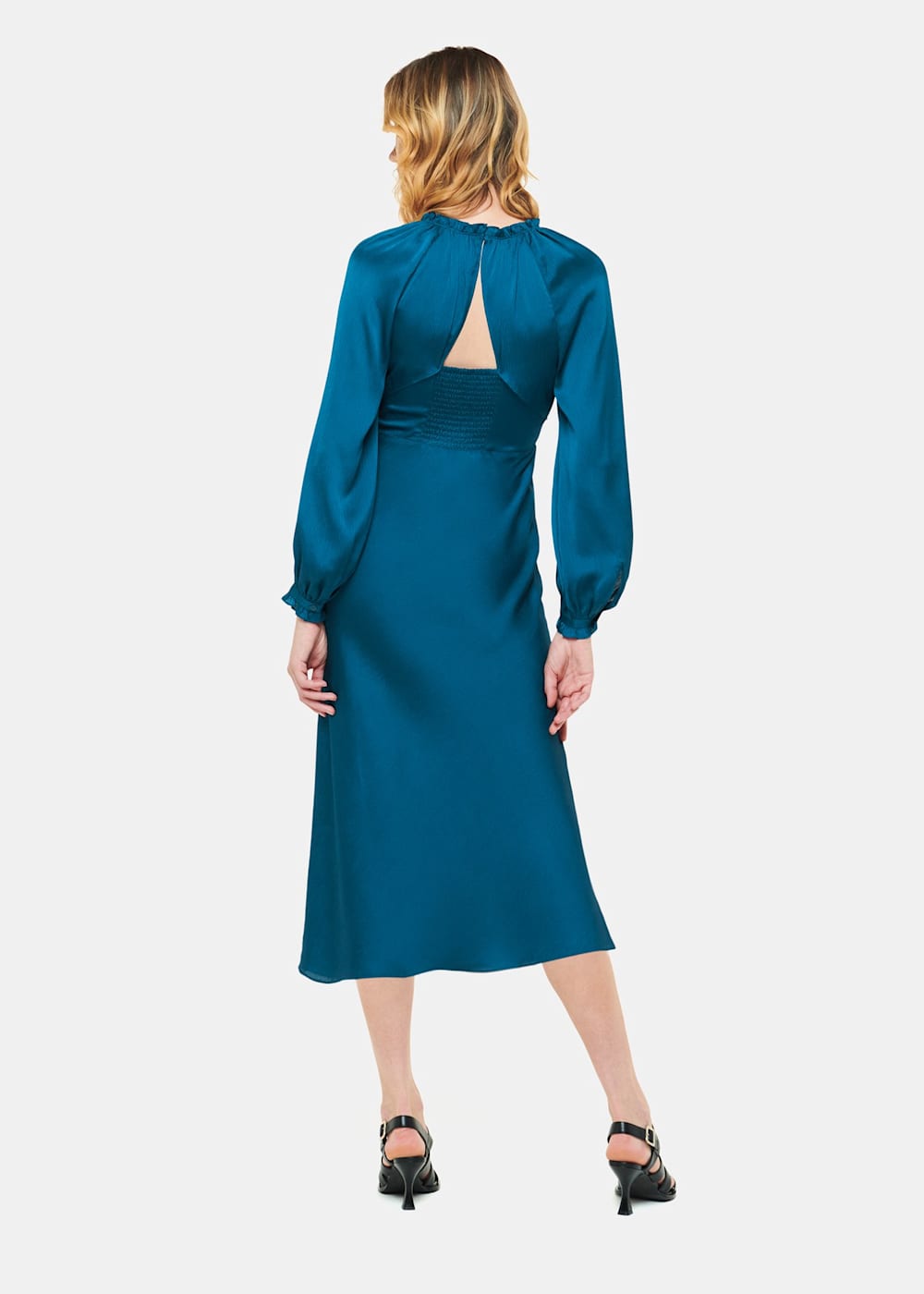 Whistles teal dress online