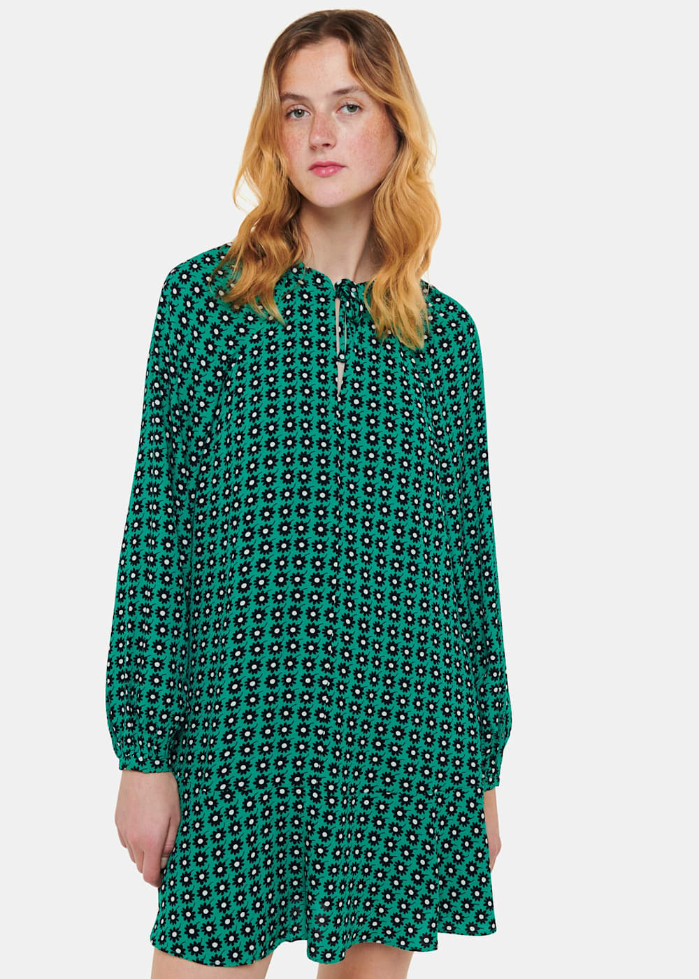 Whistles green polka dot dress hot sale