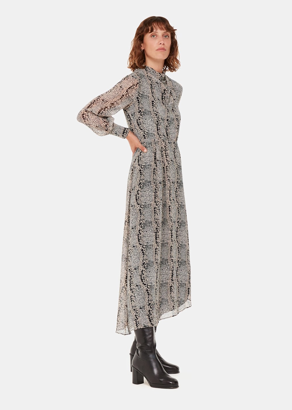 Whistles snake dress online