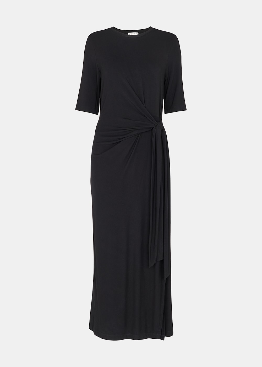 Tie front jersey dress online