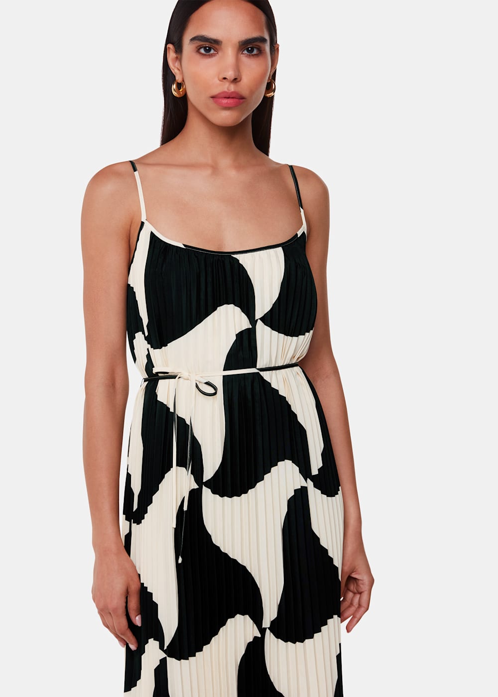 Whistles triangle print dress 2025