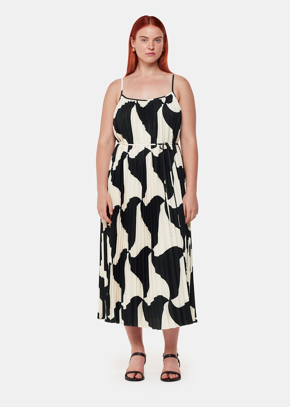Whistles triangle print shirt dress hotsell