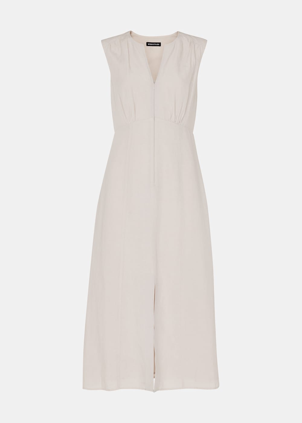 Whistles white linen dress hot sale