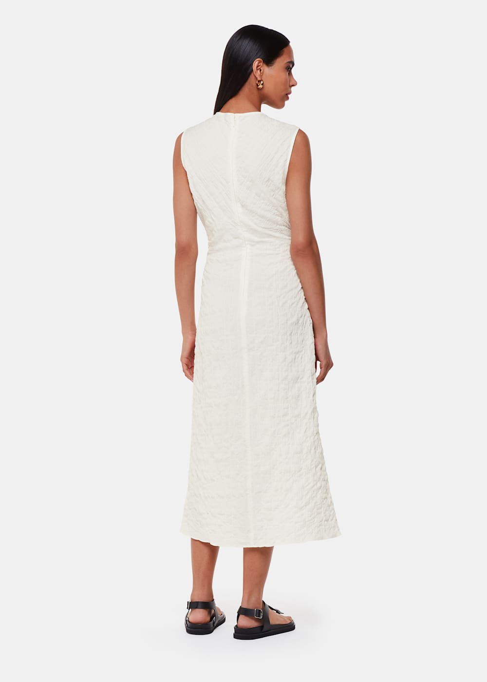 Midi dress ivory sales