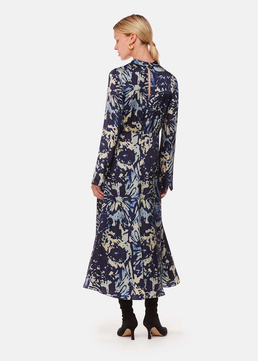 Floral satin dresses on sale