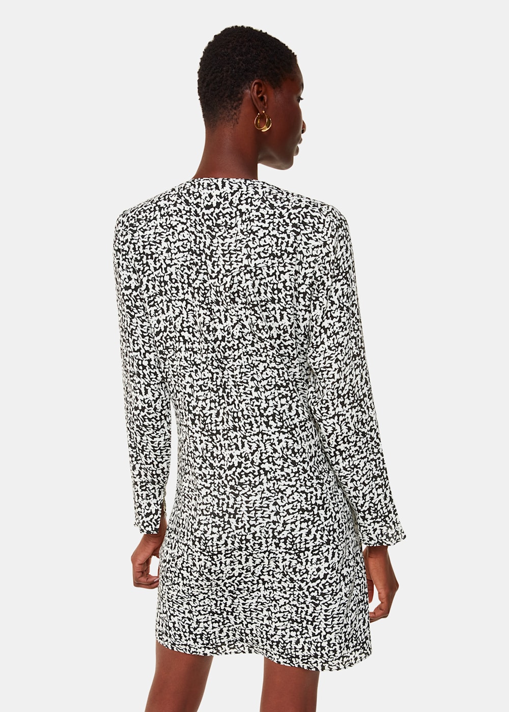Whistles zebra flippy dress cheap