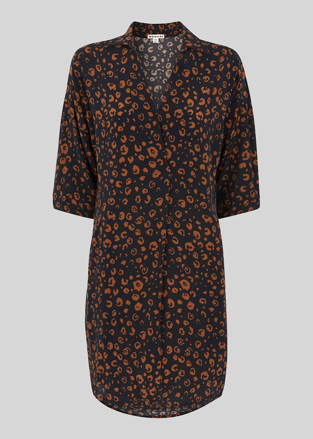 Whistles lola cheetah print dress on sale