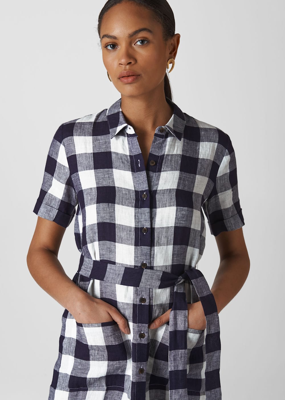Whistles montana denim dress on sale