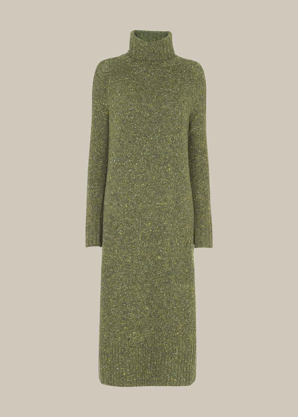 最適な価格 Green/Multi WHISTLES | Dress Midi Knit Wool Flecked その他