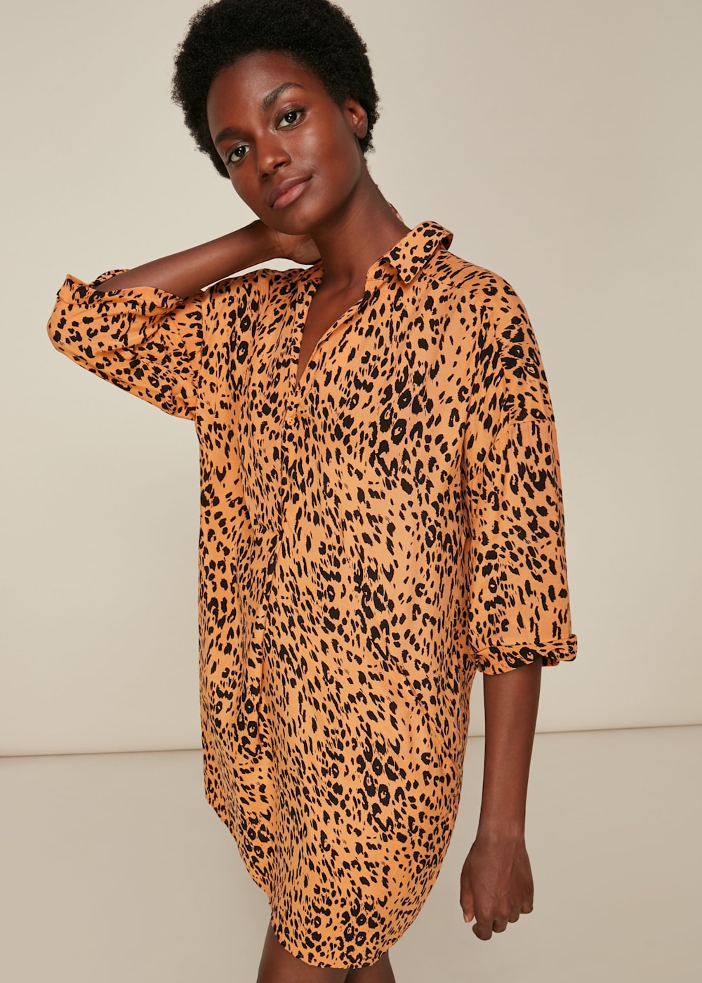 Whistles rowan print lola dress sale