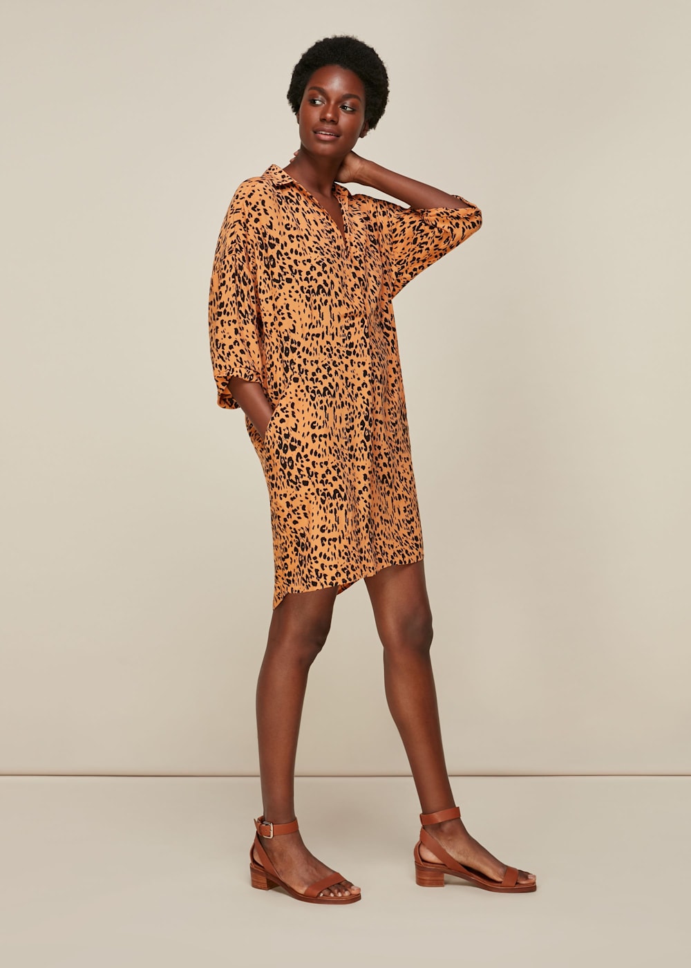 Multicolour Safari Print Lola Dress