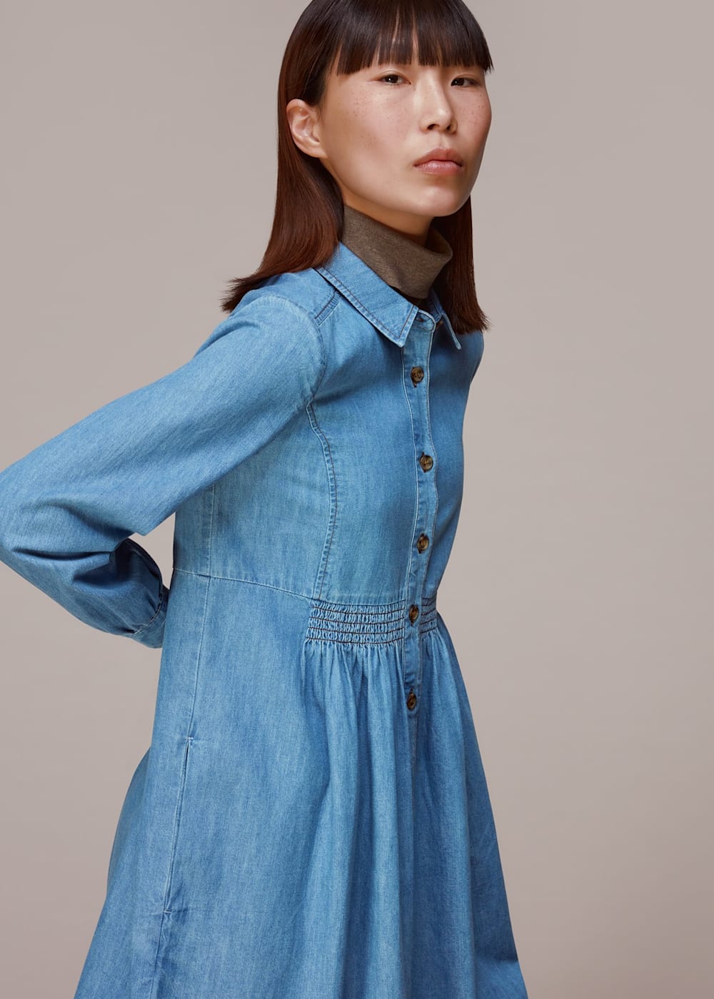 Chambray jean dress discount