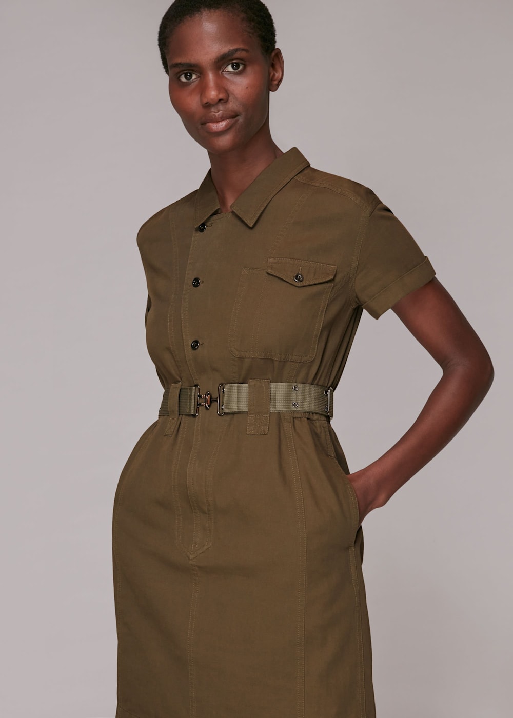 Utility dress khaki shop