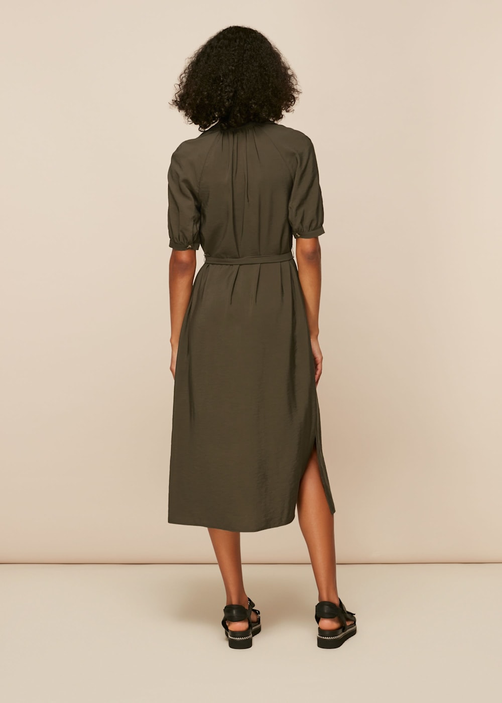 Button through shirt dress hotsell